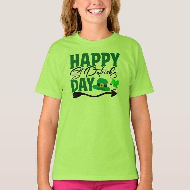 Happy St. Patrick's Day-66592 T-Shirt (Front)
