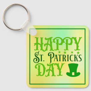 Happy St. Patrick's Day-88489 Keychain