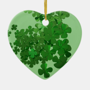 Happy St Patrick's Day and Good Luck Ceramic Ornament