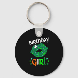 Happy St Patricks Day And Yes It s My Birthday Lip Keychain