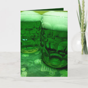 Happy St. Patrick's Day Beer Card