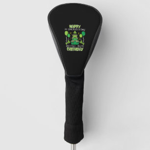 Happy St Patricks Day Birthday Bday Men Women Kids Golf Head Cover