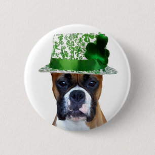 Happy St. Patrick's Day Boxer button