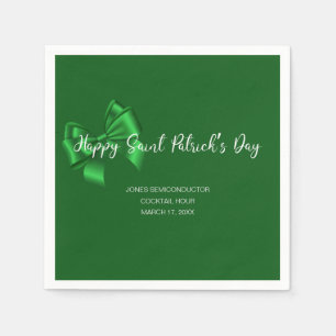 Happy St Patricks Day Business Party Napkin
