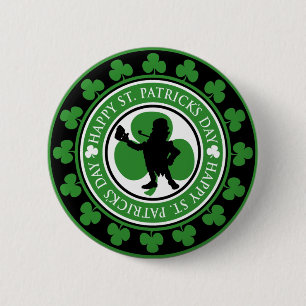 Happy St. Patrick's Day button