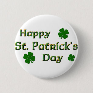 Happy St. Patrick's Day button