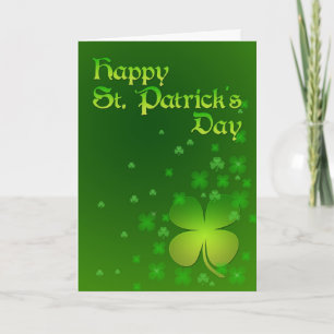 Happy St Patrick's day card