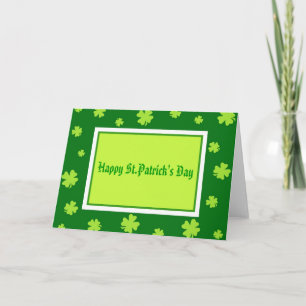 Happy St.Patrick's Day - Card
