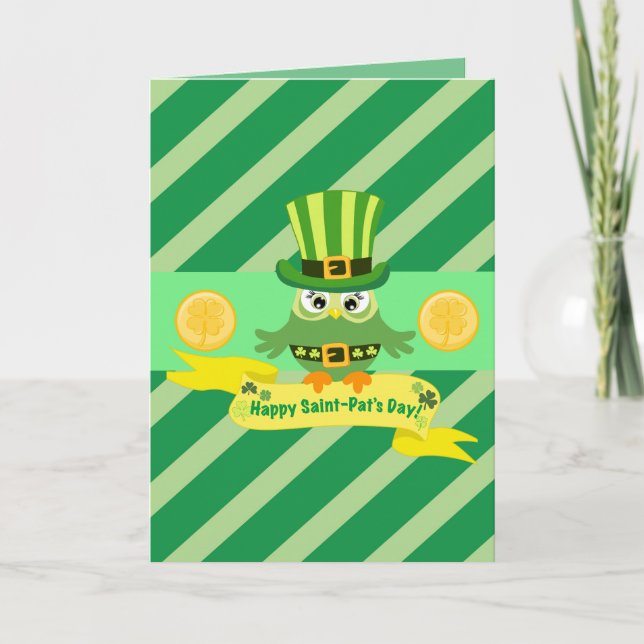 Happy St. Patrick's Day Card (Front)