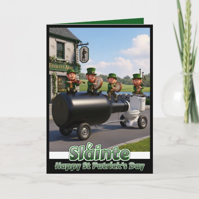 Happy St Patrick's Day Card (Front)