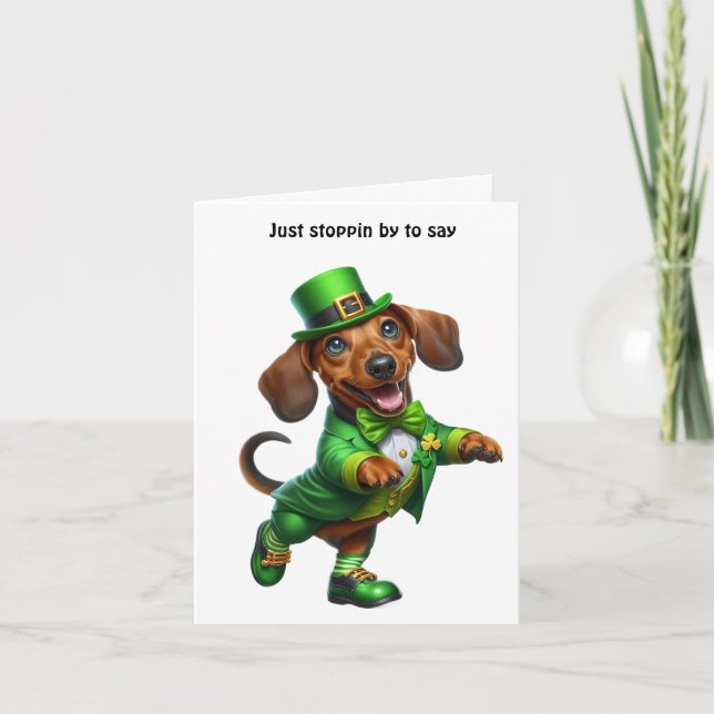 Happy St. Patrick's Day Card (Front)