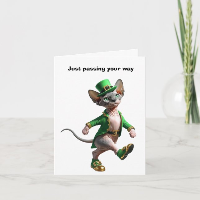 Happy St. Patrick's Day Card (Front)
