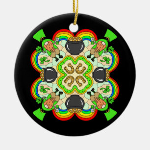 Happy St Patrick's Day  Ceramic Ornament