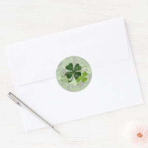 Happy St. Patrick's Day Classic Round Sticker