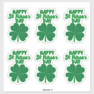 Happy St. Patrick's Day Clover Leaf