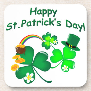 Happy St. Patrick's Day Coaster