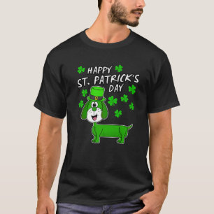 Happy St. Patrick's Day Dachshund Dog St. Paddy's T-Shirt