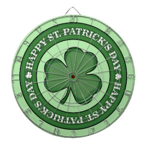 Happy St. Patricks Day Dartboard