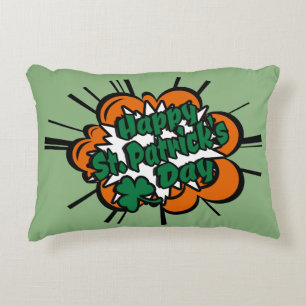 Happy St. Patrick's Day Decorative Pillow