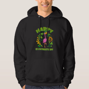 Happy St Patrick's Day Flamingo Cute Hoodie