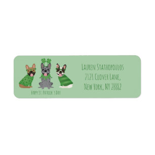 Happy St Patricks Day French Bulldogs