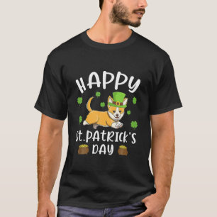 Happy St. Patrick's Day Funy Saint Patricks Corgi T-Shirt