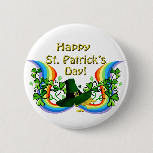 Happy St. Patrick's Day Gift 2 Inch Round Button