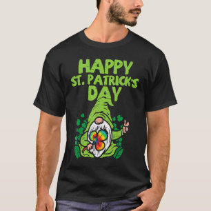 Happy St Patrick's Day Gnome Tie Dye Shamrock 1 T-Shirt