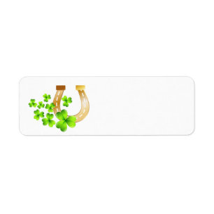 Happy St. Patrick's Day Good Luck Horse Shoe
