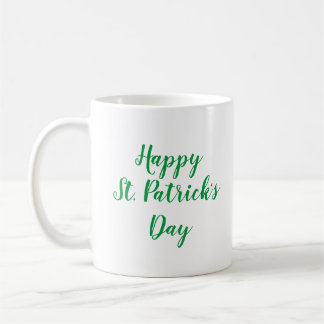 Happy St. Patrick's Day Green Coffee Mug