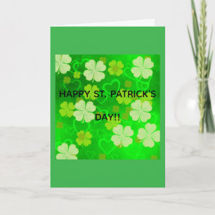 Happy St. Patrick's Day Greeting Card