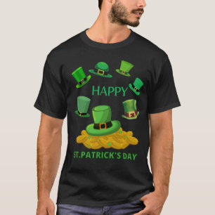 Happy St.Patrick's Day Hats and Gold T-Shirt
