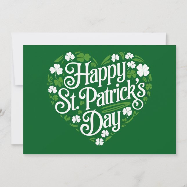 Happy St Patrick's Day  Invitation (Front)