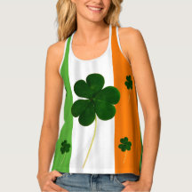 Happy St. Patrick's Day Irish Flag Shamrock Paddy