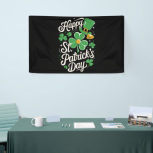 Happy St Patrick's Day Irish Heritage St Patty's  Banner