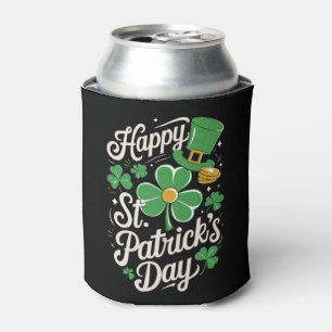 Happy St Patrick's Day Irish Heritage St Patty's  Can Cooler