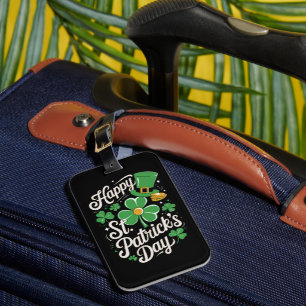 Happy St Patrick's Day Irish Heritage St Patty's  Luggage Tag