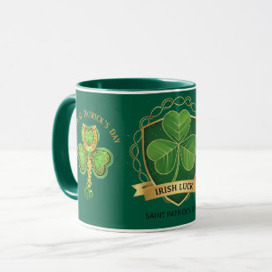 Happy St Patrick's Day Irish Luck Shamrock Mug