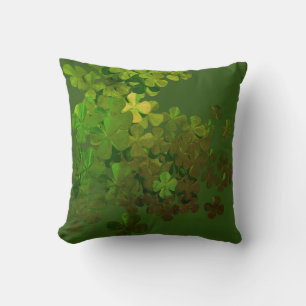 Happy St.Patrick's Day,irish shamrocks Throw Pillow