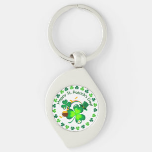 Happy St. Patrick's Day Keychain