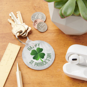 Happy St. Patrick's Day Keychain