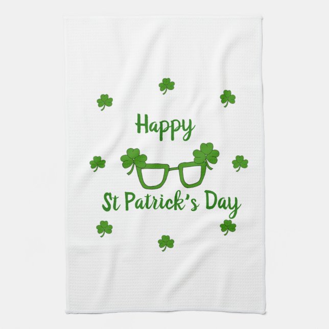Happy St Patrick's Day   Kitchen Towel (Vertical)