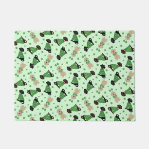 Happy St Patricks Day Labrador Retriever Dogs Doormat