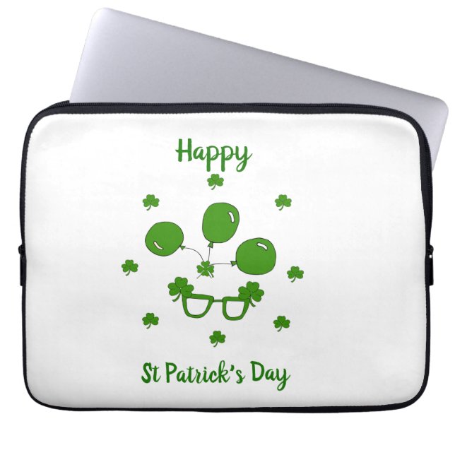 Happy St Patrick's Day     Laptop Sleeve (Front)