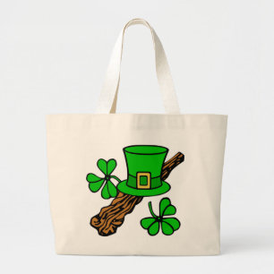 HAPPY ST.PATRICK'S DAY LARGE TOTE BAG