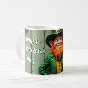 Happy St. Patrick's Day Leprechaun Coffee Mug