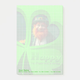 Happy St Patrick's Day Leprechaun Corporate NP Post-it Notes