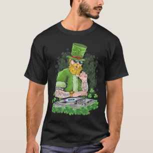 Happy St. Patrick's Day   Leprechaun DJ T-Shirt