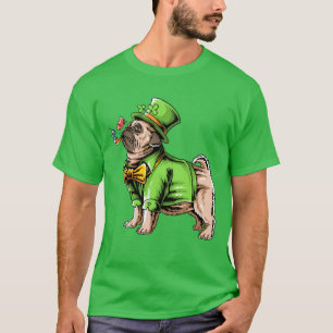 Happy St. Patrick's Day   Leprechaun Pug T-Shirt