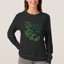 Happy St. Patrick's Day Long Sleeve Women's Shirt